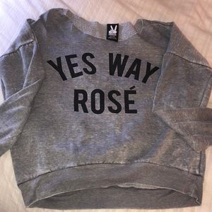 Yes Way Rosé Light Sweatshirt